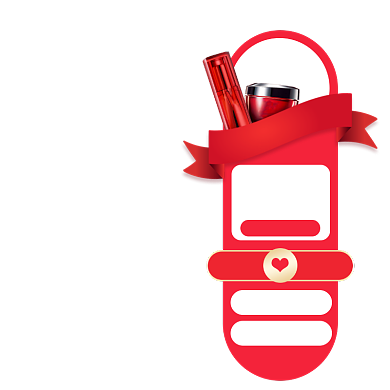 国庆节美妆护肤品直播悬浮直播侧边栏背景