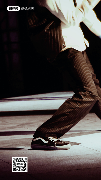 舞蹈摄影时尚文案日签手机海报背景