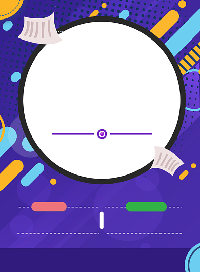 招聘兼职创意简约时尚印刷海报背景