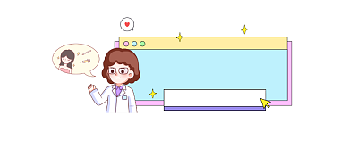 医美整形清新简约公众号logo背景