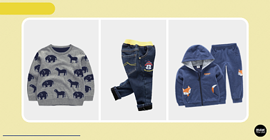 浅黄色双十二店铺精选童装分类海报背景