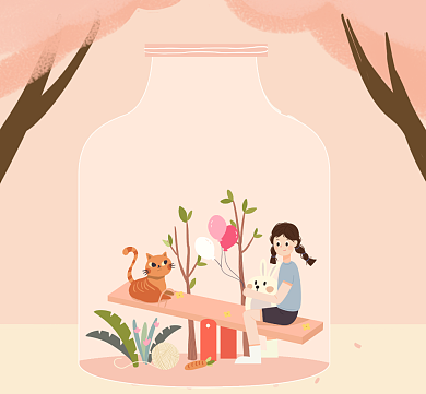 锦上添花文艺小清新朋友圈封面背景