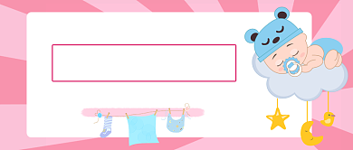 宝宝用品促销公众号首图背景