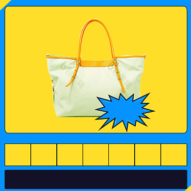 手提包促销广告手机海报背景