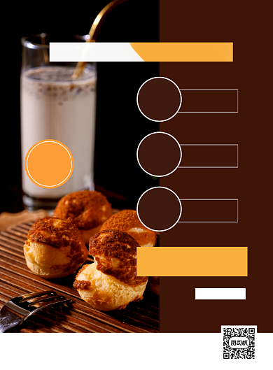 甜品配送实景摄影风印刷海报背景