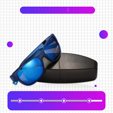 运动户外护目镜渐变价格条促销主图背景