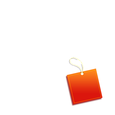 红色吊牌活动标签背景