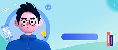 法律大讲堂常识卡通公众号首图背景