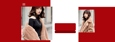 双12冬上新女装海报背景