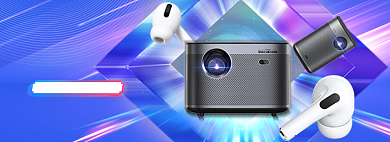 中秋团圆季数码产品蓝色海报背景