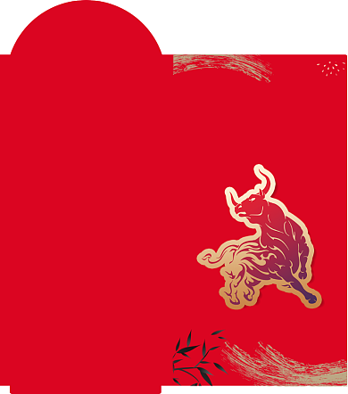 牛年创意大气红包背景