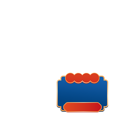 蓝色中国风主图图标中秋标签背景