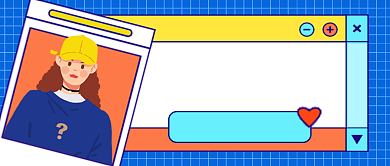 蓝系潮流秋搭公众号首图背景