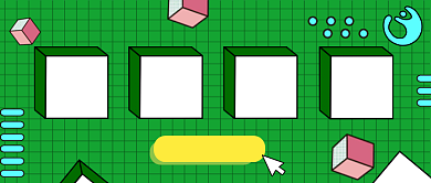 绿色孟菲斯花呗青年公众号首图背景