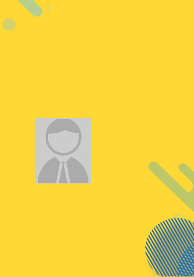 员工证黄色科技线条商务风简约工作证背景