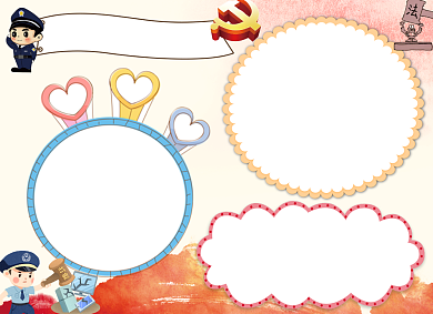 扫黄打非知识宣传小报背景