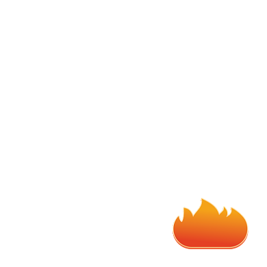 火焰形状惊爆价活动图标背景