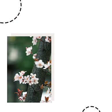 默默熬过苦难清新简约方形配图背景