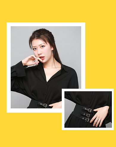 春节女装上新网红小清新风电商海报轮播图背景