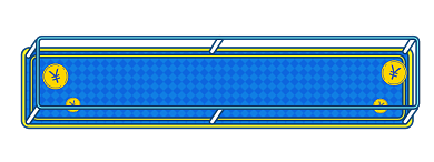 造物节霓虹灯孟菲斯造物直播标题横栏背景