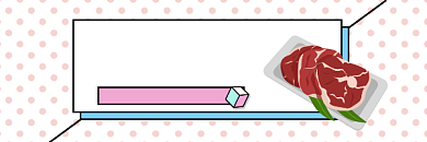 美味肉食简约插画热文链接背景