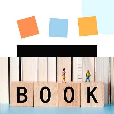 创意时尚世界读书日方形配图背景