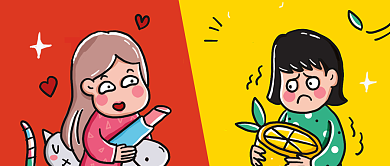 我酸了趣味对比公众号首图背景