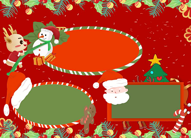 圣诞节平安夜小报手抄报背景