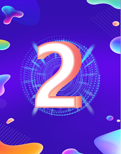 时尚渐变炫彩流体双十一倒计时竖版海报背景