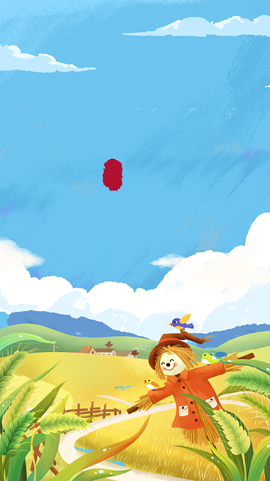 世界粮食日手机配图背景