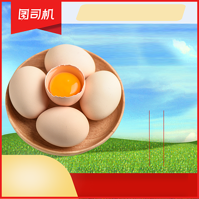 土鸡蛋食品杂货农产品主图直通车图背景