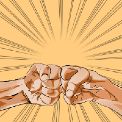 业绩PK商务插画公众号次图背景