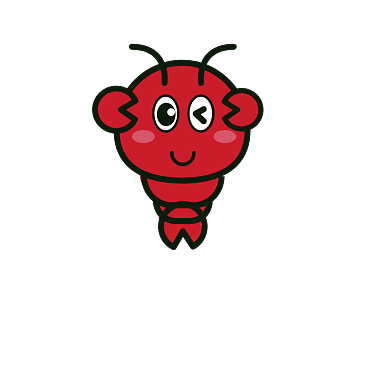 通用小龙虾微商标志LOGO背景