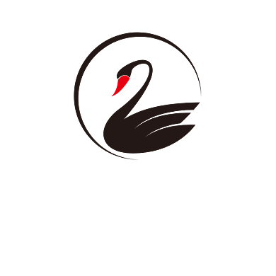 高贵黑天鹅标志LOGO背景