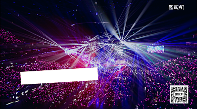 音乐节门票预购手机横版海报背景