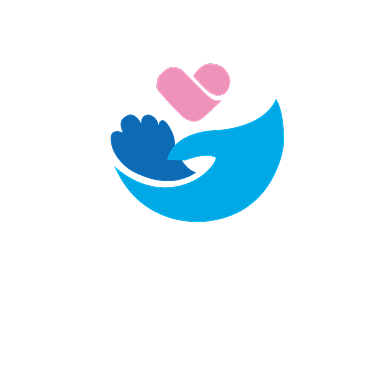 婴儿用品爱心LOGO背景