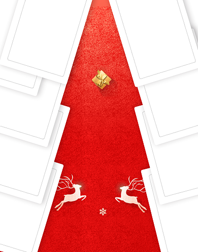 圣诞节八折促销竖版海报背景