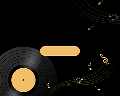 黑胶原片音乐歌曲小程序封面背景