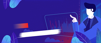 蓝色金融股市投资公众号首图背景