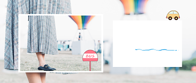 图文简约小清新旅游出行公众号首图背景