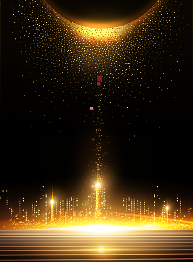 黑金大气2021元旦地产海报背景