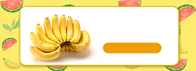 秋季水果生鲜香蕉满减促销banner背景