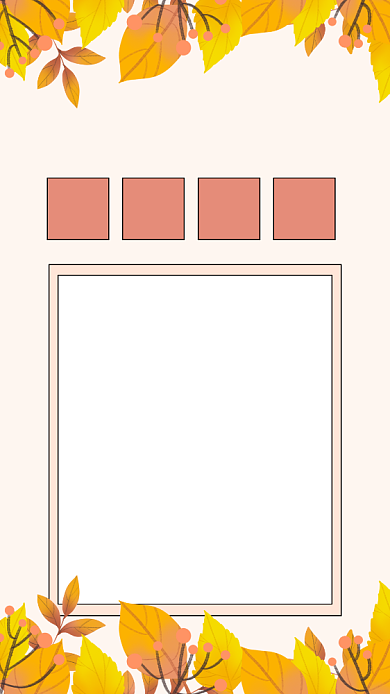 初秋上新服装促销文章配图背景