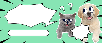 萌宠卡通表情包公众号首图背景