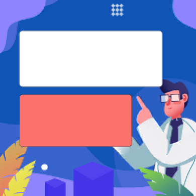 高血压误区简约插画公众号次图背景