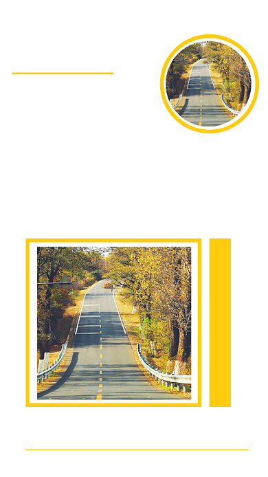 黄色秋天景色文艺配图背景