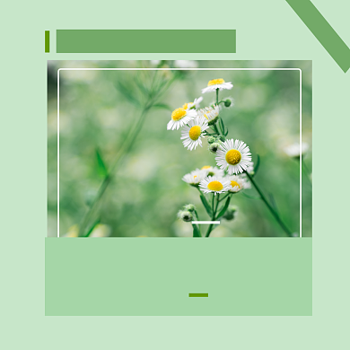 重新出发文艺小清新方形配图背景