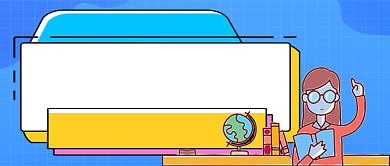 兴趣班方向选择手绘卡通公众号首图背景