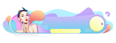 渐变清新美容护肤整形活动胶囊背景