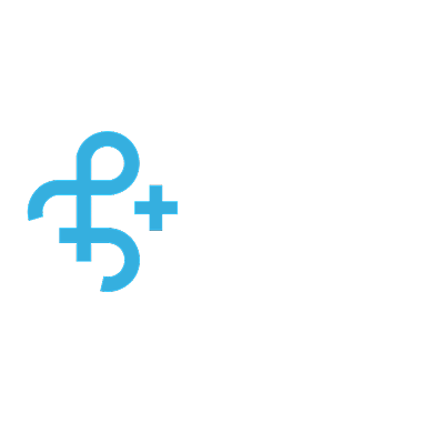 蓝色简约医疗logo背景